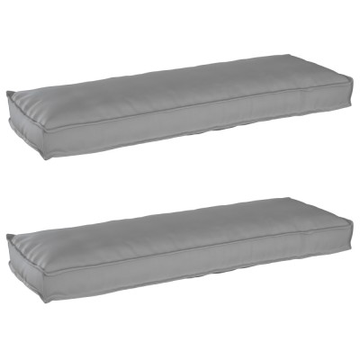 Set de perne pentru palet 2 pcs Gri 120 x 40 x 8 cm foto