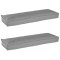 Set de perne pentru palet 2 pcs Gri 120 x 40 x 8 cm