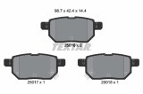 TEXTAR 2501601 set placute frana,frana disc