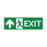 Indicator evacuare EXIT cu săgeată &icirc;n sus