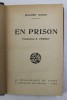 EN PRISON par MAXIME GORKI , 1905