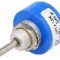 Potentiometru axial, plastic, 10k&Omega;, 1W, BOURNS - 6637S-1-103
