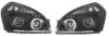 Set faruri tuning Hyundai Tucson (JM) 06.2004-10.2009 BestAutoVest partea Dreapta/ Stanga tip bec H1+H1, cu lumina pozitie fibra , angel eyes, negru