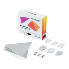 Pachet 3 Panouri luminaose Nanoleaf Shapes Triangles, 16 Milioane culori, Iluminare LED RGBW, Temperatura culoare reglabila SmartElectro IntelligentHo