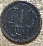 MNDSTR AUT2 Austroungharia 1 heller 1911
