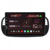 Navigatie Fiat 500 (2007-2014), Android 13, B-Octacore 6GB RAM + 128GB ROM, 9 Inch - AD-BGB9006+AD-BGRKIT362V3