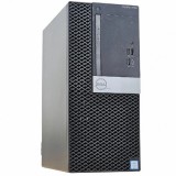 Unitate PC Refurbished Dell OptiPlex 7050 Tower, Intel Core I5-6500, 8 GB RAM, 256 GB SSD, DVD/RW, Windows 10 Pro, Stare Corecta