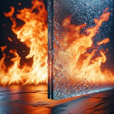 Executam si montam sticla rezistenta la foc foto
