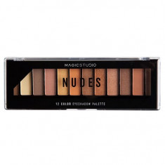 Paleta de farduri Versatile, cu 12 culori, Nudes, Magic Studio MS24120N