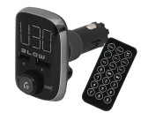 Modulator FM Auto MP3 Bluetooth Blow 12/24V, Afisaj LED, 2xUSB, Telecomanda, AUX, Functie Telefon