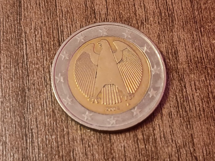 C50 - Moneda foarte veche - 2 euro - Germania - 2004A
