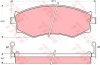 Set placute frana,frana disc NISSAN ALMERA II (N16) (2000 - 2016) TRW GDB1008