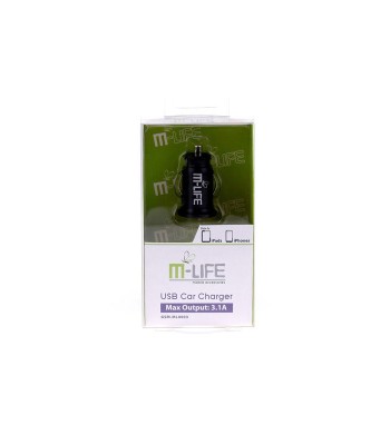 Alimentator auto USB 3.1A M-Life foto