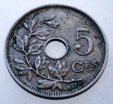 7.352 BELGIA 5 CENTIMES 1928 BELGIQUE, Europa, Cupru-Nichel