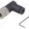 Conector M8, 4 pini, clasa etanseitate IP67, TE Connectivity - T4012008041-000