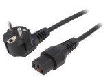 Cablu Alimentare Unghiular 4m Negru CEE 7/7 la IEC C13