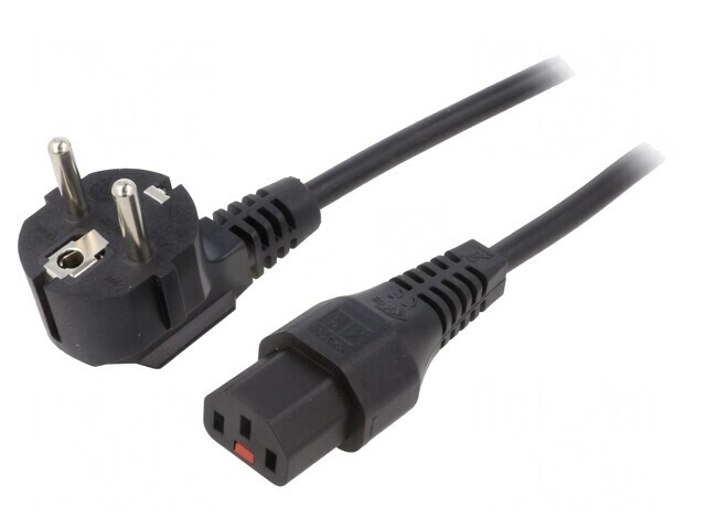 Cablu Alimentare Unghiular 4m Negru CEE 7/7 la IEC C13