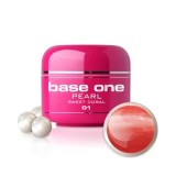 Cumpara ieftin Gel UV Silcare Base One Pearl - Sweet Coral 01, 5g