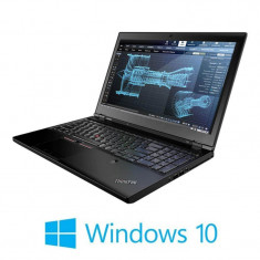 Laptop Refurbished Lenovo ThinkPad P50, E3-1535M v5, 4K IPS, M2000M 4GB, Win 10 Home foto