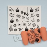 Cumpara ieftin Tatuaj Unghii LUXORISE Simple Holiday Treats, STZ-805