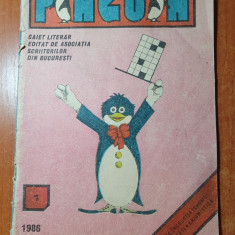 revista pinguin nr.1/1986- revista este total necompletata