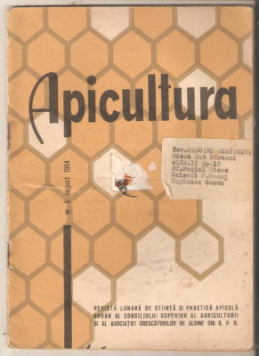 Revista Apicultura nr.8-1964 foto