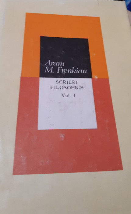 SCRIERI FILOSOFICE ARAM M. FRENKIAN