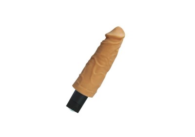 Vibrator Clasic Super Diamond Real Cyber Skin No. 2, Natural, 23 cm foto