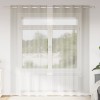 VidaXL Perdele cu perdele 2 pcs Crem 140 x 245 cm Poliester