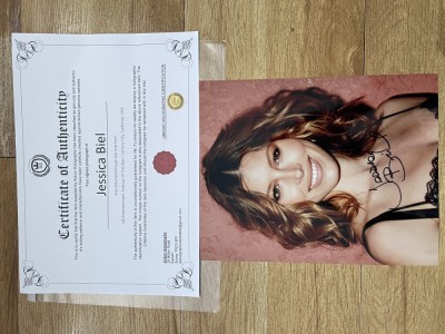 autograf original Jessica Biel (Blade , Texas Chainsaw Massacre) foto