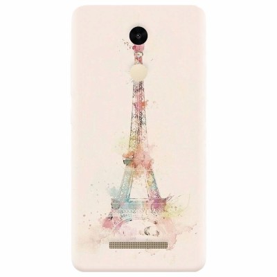 Husa silicon pentru Xiaomi Remdi Note 3, Eiffel Tower 001 foto