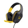 Casti Trust GXT 415BM Zirox, negru/galbe