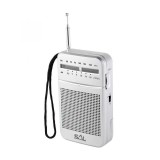 Radio portabil 2 benzi AM-FM 2x AA argintiu SAL RPC 4, Sal Somogyi Audio Line