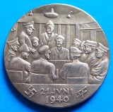 Adolf Hitler 1940 Compiegne armistitiu 36mm, Europa