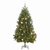 VidaXL Brad Crăciun artificial articulat cu 300 LED-uri/globuri 300 cm 3210168