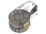 Bandă albă 9,5mm x 6,4m cu caractere negre