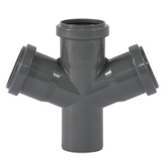 Ramificație Dublă HTsafeDA DN/OD 50/50/50 67 Grade