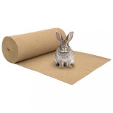 VidaXL Covoraș de c&acirc;nepă pentru rozătoare 1x25 m 5 mm
