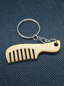 Breloc chei pieptene perie accesorii salon coafura frizerie stilist cadou |  Okazii.ro
