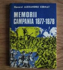 Alexandru Cernat - Memorii. Campania 1877-1878 foto