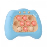 Jucarie POP IT Interactiva Pentru Copii, antistres, cu sunete si lumini Model Poppy Pop, Plastic, Bleo