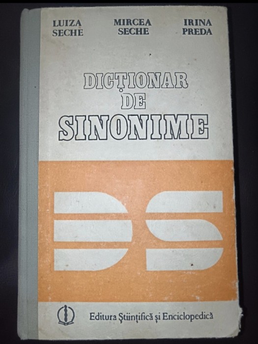 Dicționar de sinonime