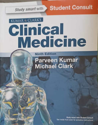 CLINICAL MEDICINE, NINTH EDITION, KUMAR &amp;amp; CLARK&amp;#039;S-PARVEEN KUMAN, MICHAEL CLARK foto