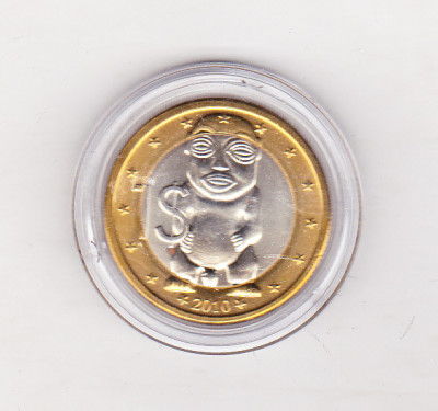 bnk mnd Insulele Cook 1 dollar 2010 unc , bimetal foto