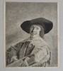Frans Hals "Autoportret" mezzotinta 1765, Portrete, Cerneala, Altul