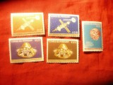 Serie Paraguay 1964 - Cosmos Sateliti , 5 valori fara posta aeriana
