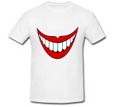Tricou &quot; Mouth lips smile &quot;