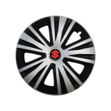 Set 4 capace roti Glory Gri-Negru R16, Compatibil Cu Suzuki