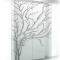 Usa culisanta Boss &reg; Duo model Tree negru, 90+90x215 cm, sticla mata securizata, glisanta in ambele directii