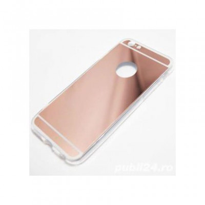 Husa Silicon Ultra Slim Mirro Apple Iphone 5/5s Rose-Gold foto